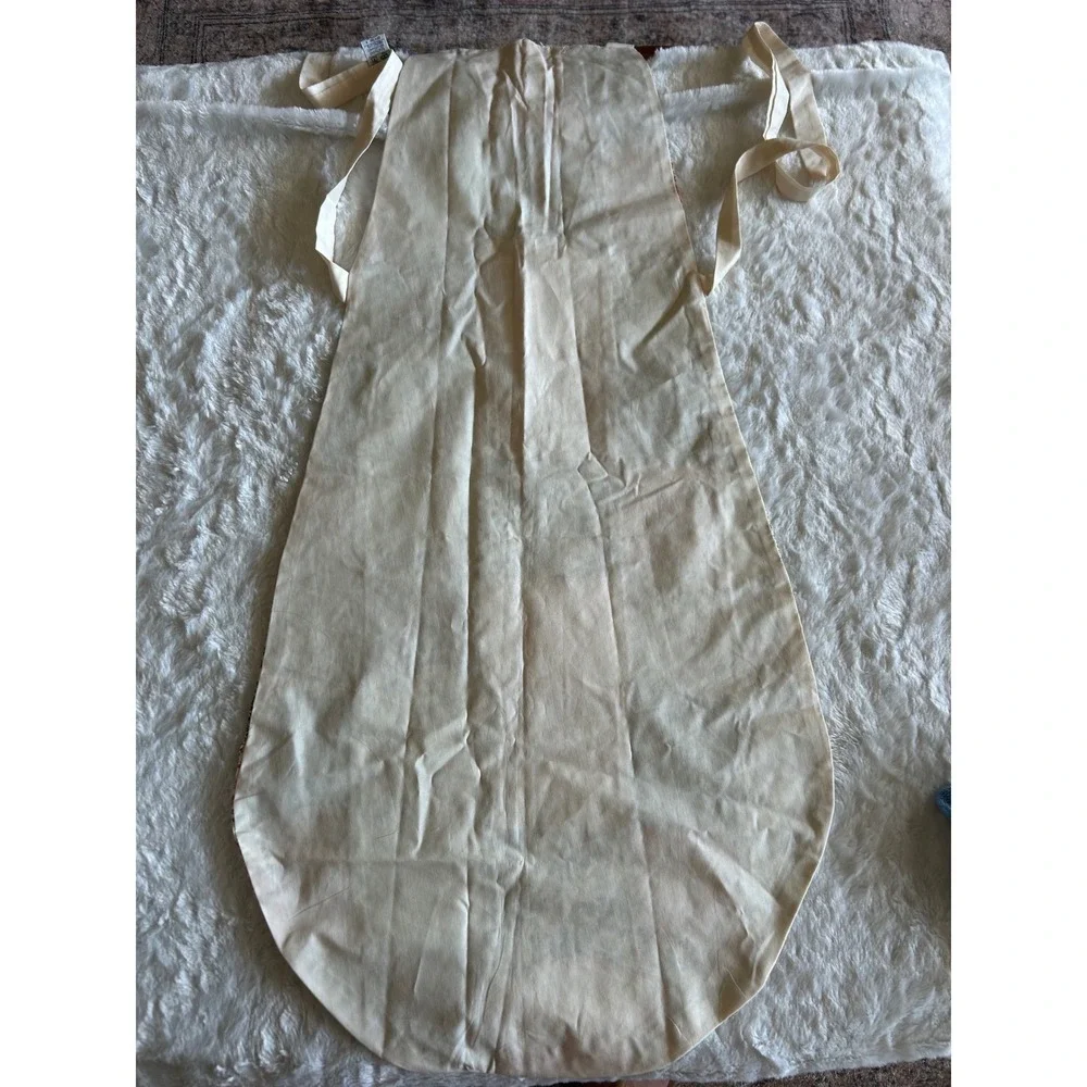 Patchwork Panels Apron Womens OS Vintage Floral Strawberry Tie Made in Ireland